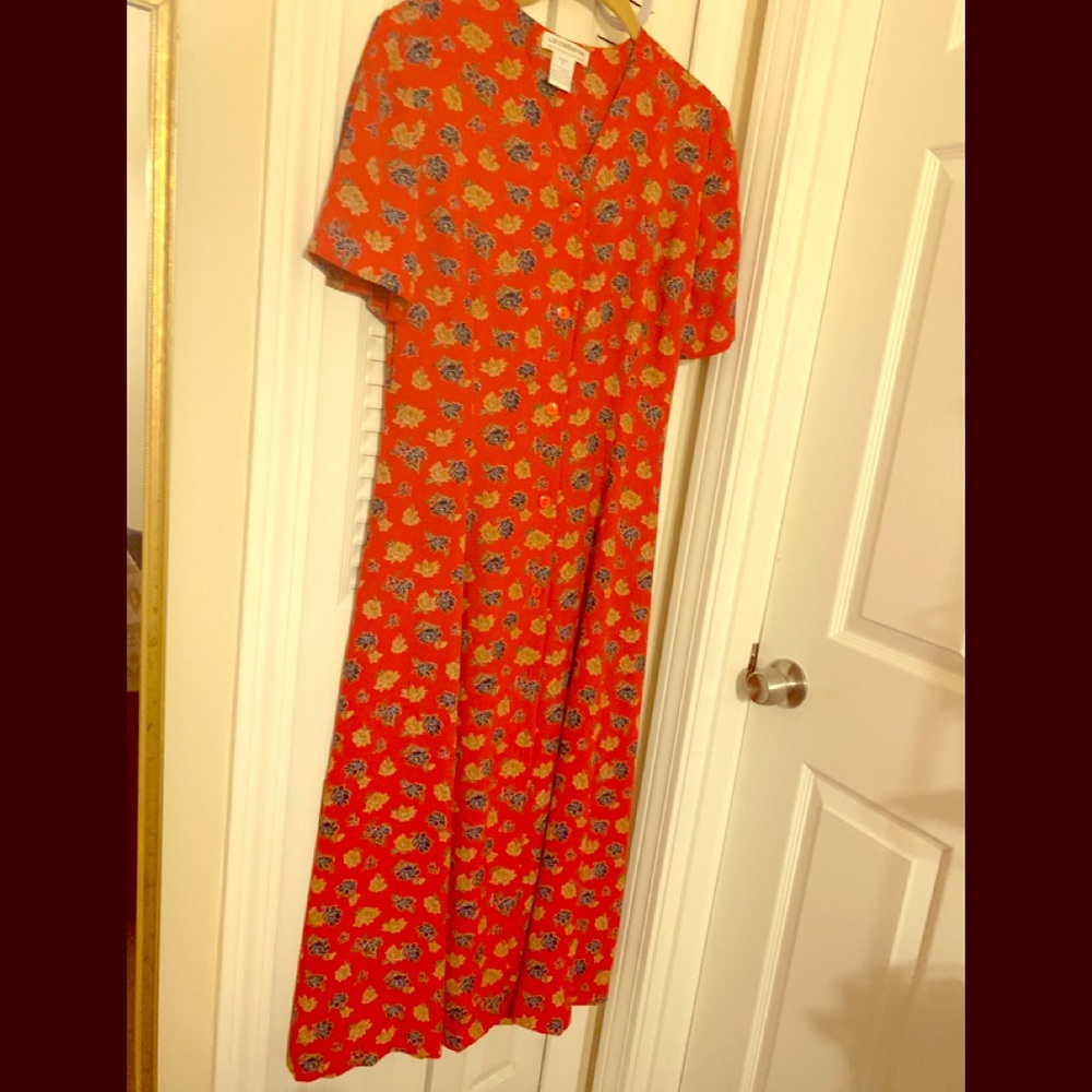 Ankle length flair and fit dress